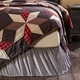 preview thumbnail 1 of 0, Blue Primitive Bedding VHC Liberty Stars Bed Skirt Cotton Check Gathered