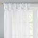 preview thumbnail 13 of 21, Madison Park Elowen Twisted Tab Voile Sheer Window Pair