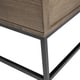 preview thumbnail 6 of 8, Madison Park Becca Brown/Slate Wood/ Metal 2-Drawer Storage Coffee Table - 47"w x 26"d x 17"h