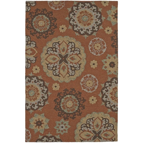 Shop Addison Rugs Venice Bohemian Medallion Cayenne ...