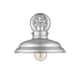 1-light Silver Painted Wall Sconce - Silver Painted