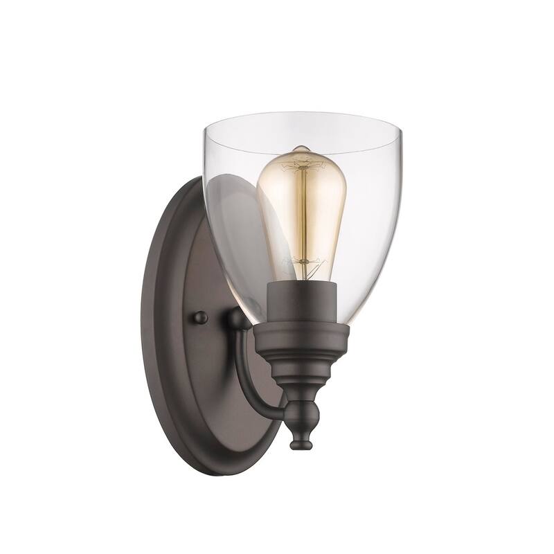 1-light Oil Rubbed Bronze Wall Sconce