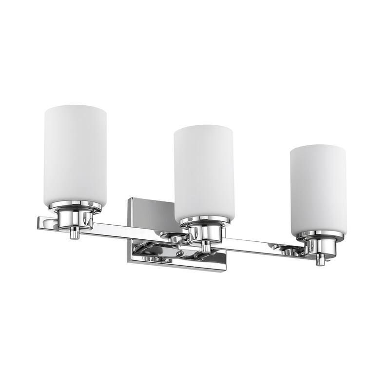 Transitional 3-light Chrome Bath/Vanity Fixture