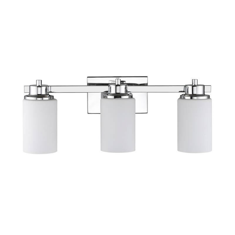 Transitional 3-light Chrome Bath/Vanity Fixture