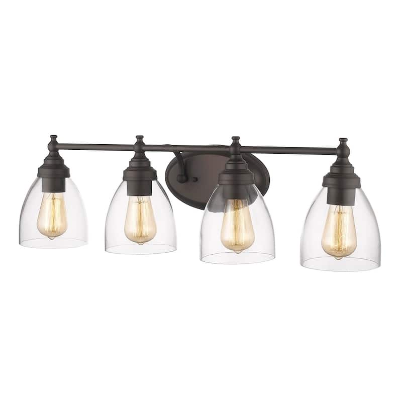 Chloe Transitional 4-light Oil Rubbed Bronze Bath/Vanity Light