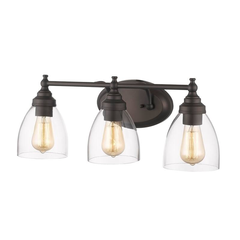 Chloe Transitional 3-light Oil Rubbed Bronze Bath/Vanity Light