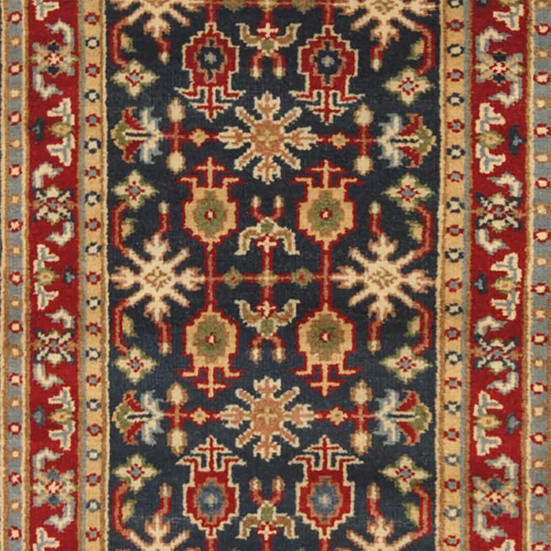 Handmade Kazak Wool Runner (India) - 2'6 x 8'