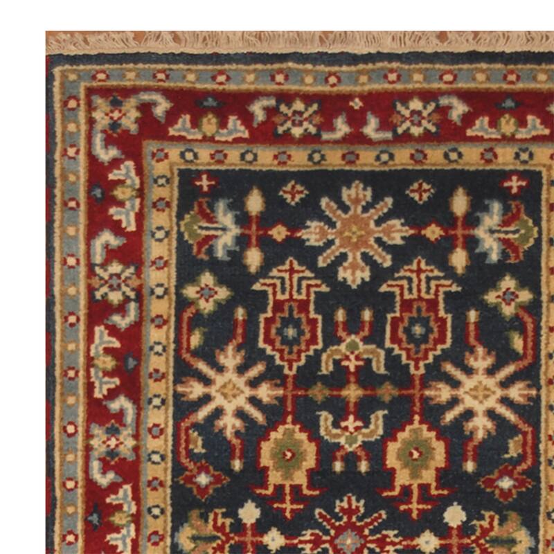 Handmade Kazak Wool Runner (India) - 2'6 x 8'