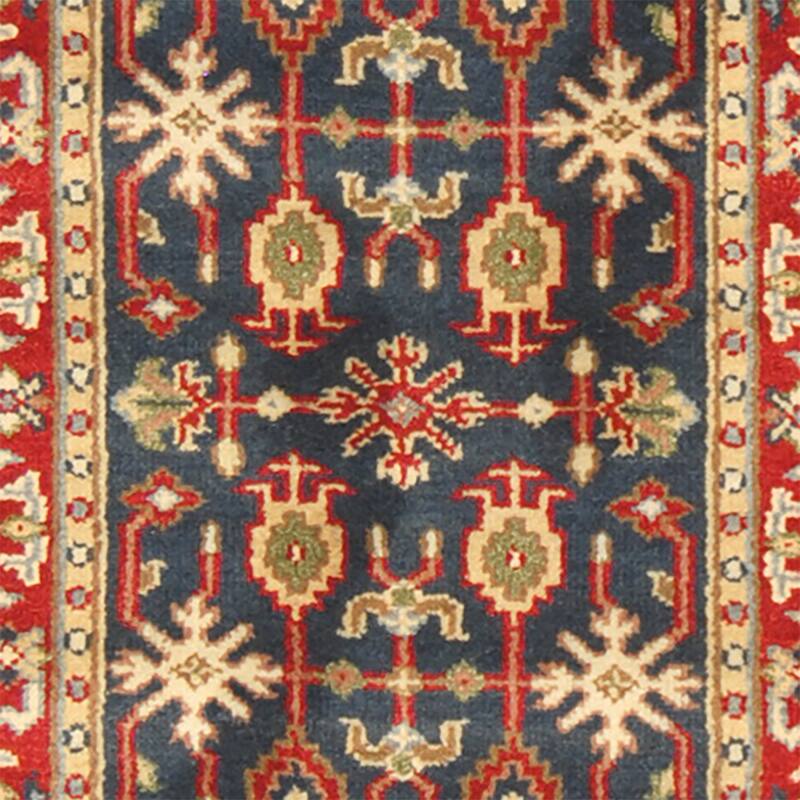 Handmade Kazak Wool Runner (India) - 2'6 x 10'