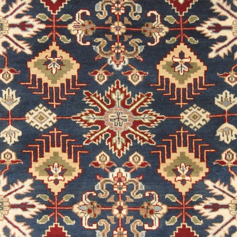 Handmade Kazak Wool Rug (India) - 8' x 10'