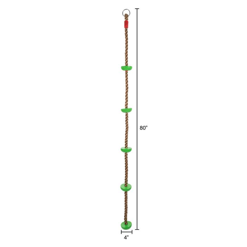 Climbing Rope Knotted Tree Swing Ladder- by Hey! Play!