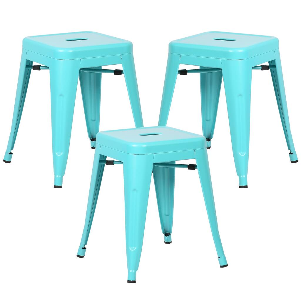 EdgeMod Trattoria 18-inch Stool (Set of 3)