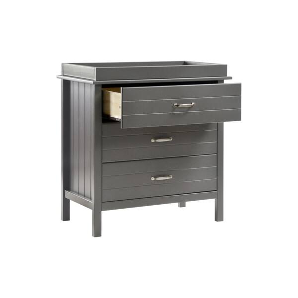 davinci dresser grey DaVinci Baby Signature 6 Drawer Double Dresser in Slate M4426SL