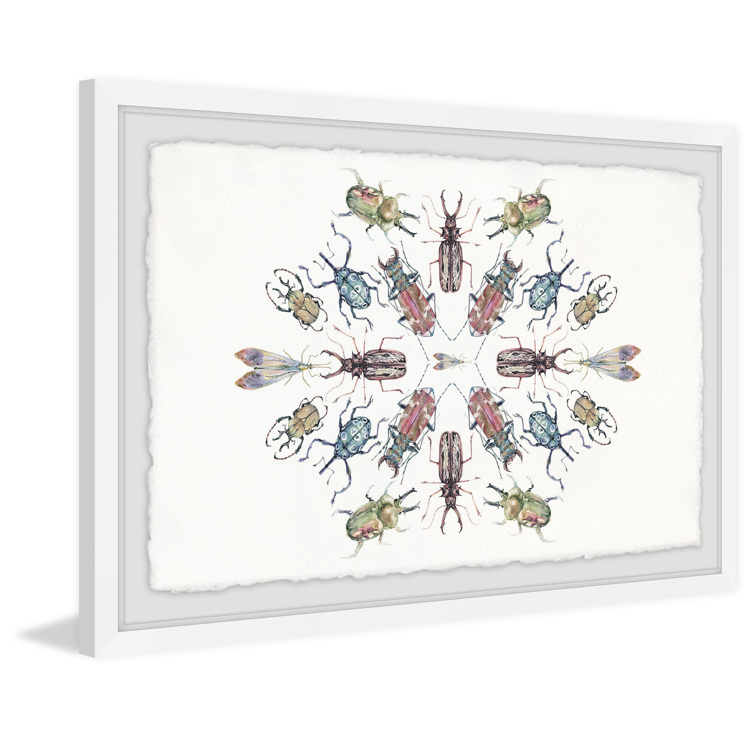 'bug Dance' Framed Painting Print - Multi-color - Bed Bath & Beyond 