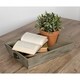 Kate and Laurel Woodmont Distressed Wood Decorative Tray - Thumbnail 5