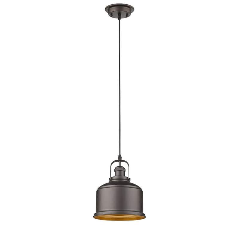 Transitional 1-light Oil Rubbed Bronze Pendant