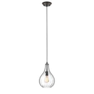 Transitional 1-light Oil Rubbed Bronze Pendant