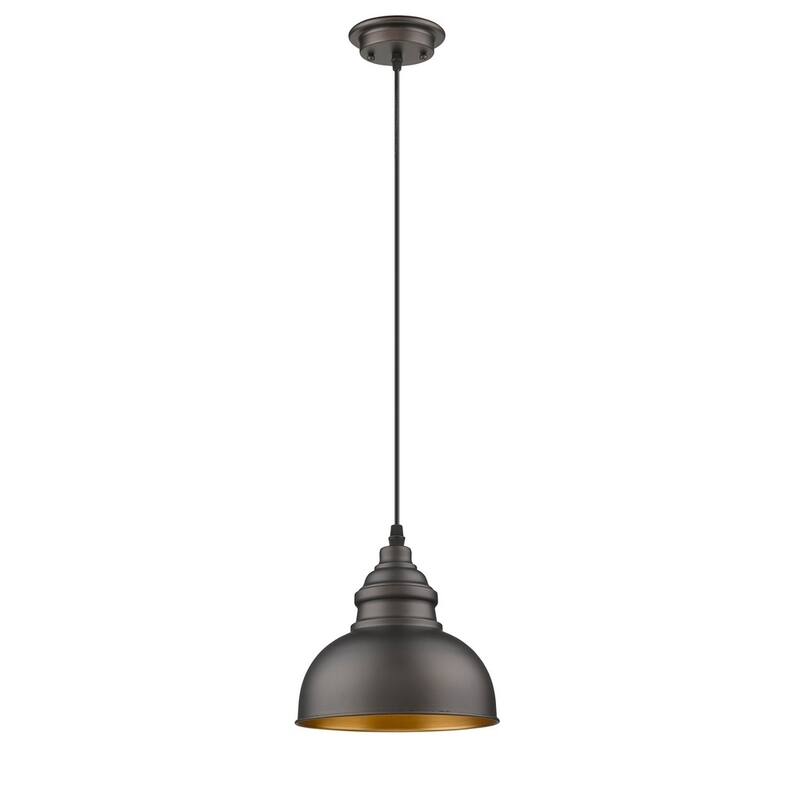 Chloe Transitional 1-light Oil Rubbed Bronze Pendant