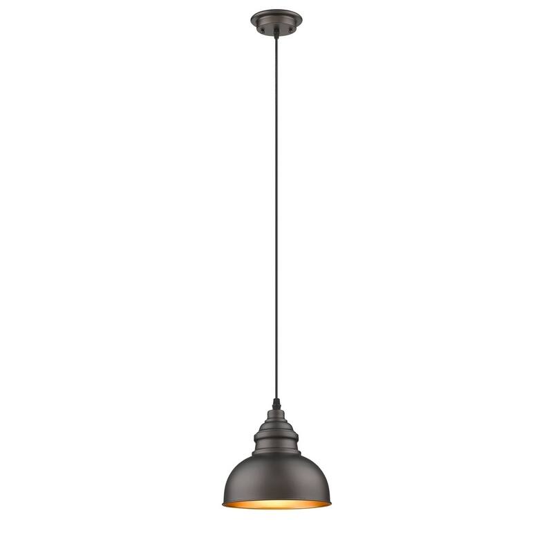 Chloe Transitional 1-light Oil Rubbed Bronze Pendant