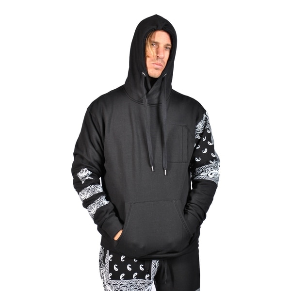 mens hoodie with chest pocket