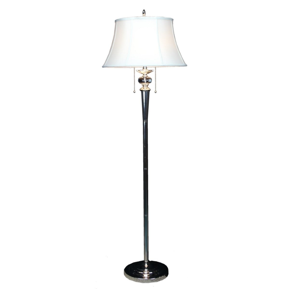 Bianca 52 Floor Lamp with 19 White Floor Shade