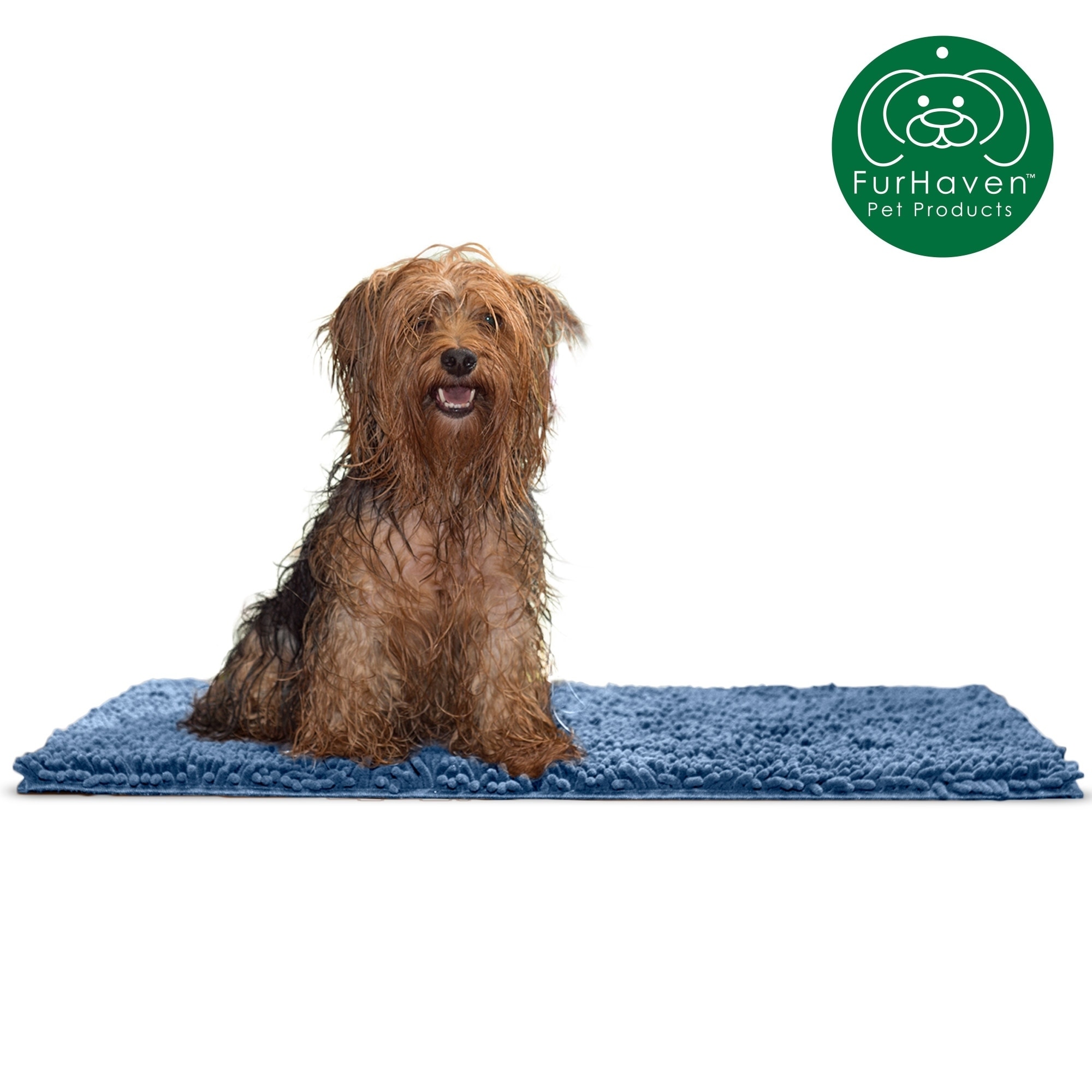 FurHaven Pet Dog Mat  Muddy Paws Ultra Absorbent Towel & Shammy Rug Jumbo  Plus In Charcoal Gray (As Is Item) - Bed Bath & Beyond - 30733163