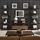preview thumbnail 4 of 13, Corey Rustic Brown 3-Piece Entertainment Center by iNSPIRE Q Modern