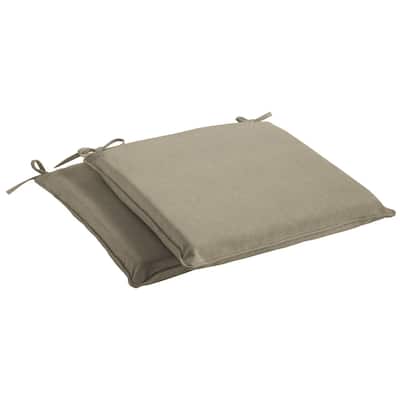 Sorra Home Sunbrella Canvas Taupe Indoor/ Outdoor Cushion, Set of 2
