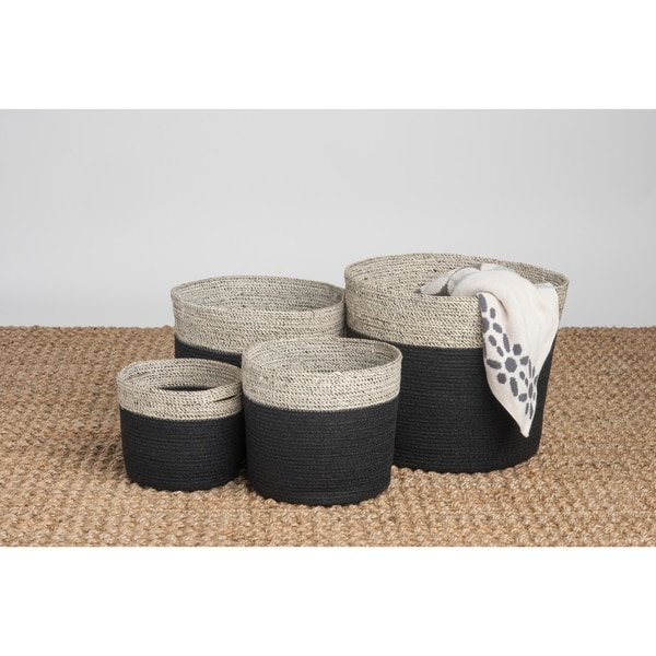 Fab Habitat Indoor Storage Basket - Bedford Storage Basket Set - 4 piece set