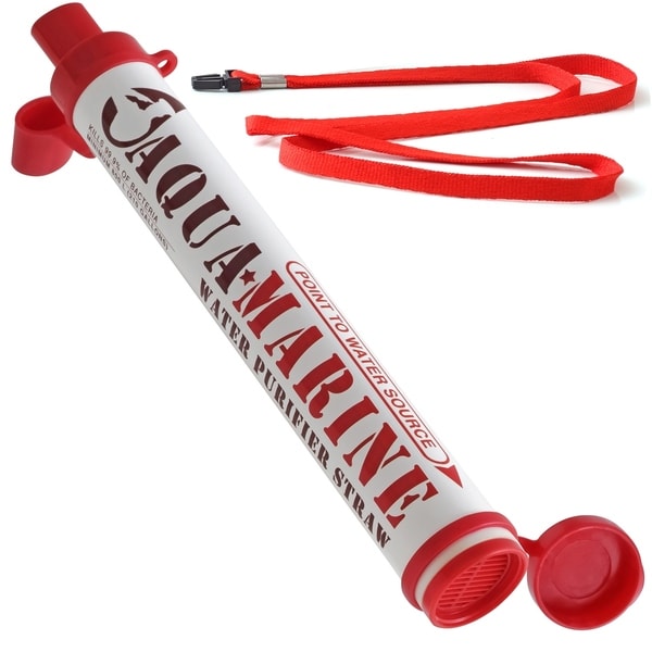 Aqua Marine Portable Personal Survival Water Purifier Filter Straw