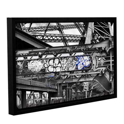 Vlad Bubnov's 'Brooklyn's 'Eiffel' Gallery Wrapped Floater-framed Canvas