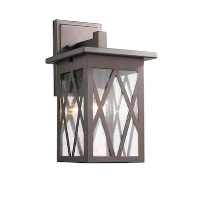 Transitional 1-light Oil Rubbed Bronze Outdoor Wall Sconce