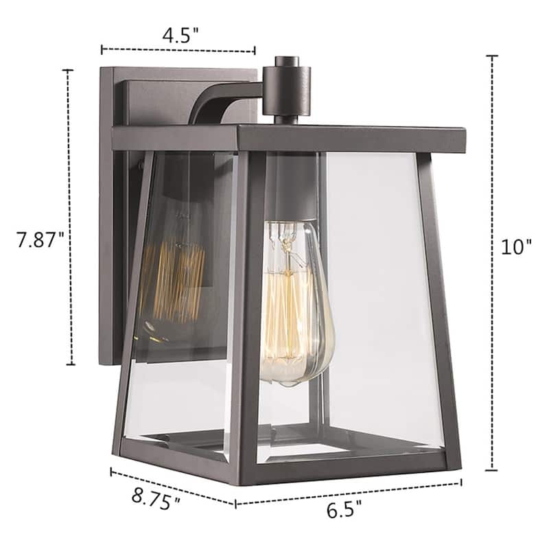 Chloe Transitional 1-light Oil Rubbed Bronze Outdoor Wall Sconce