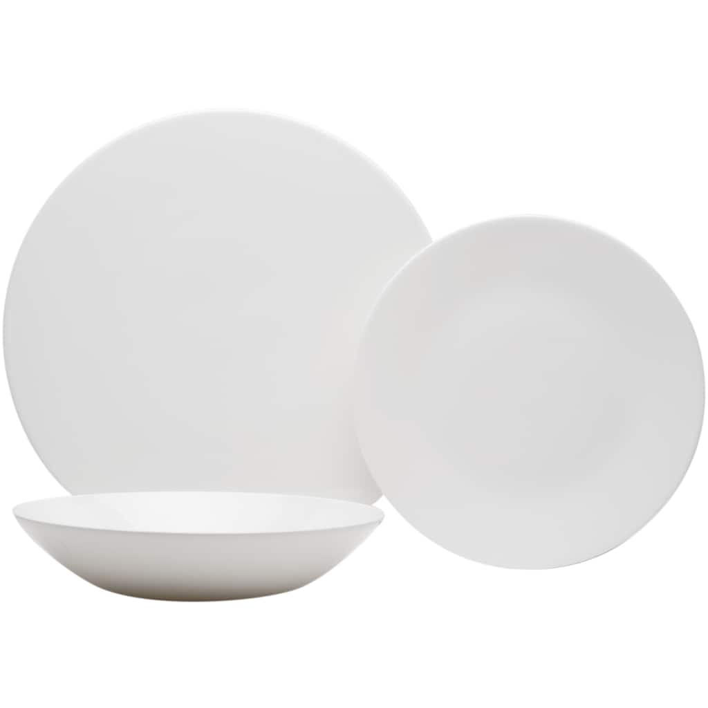 Extreme White Flat Round 18pc set