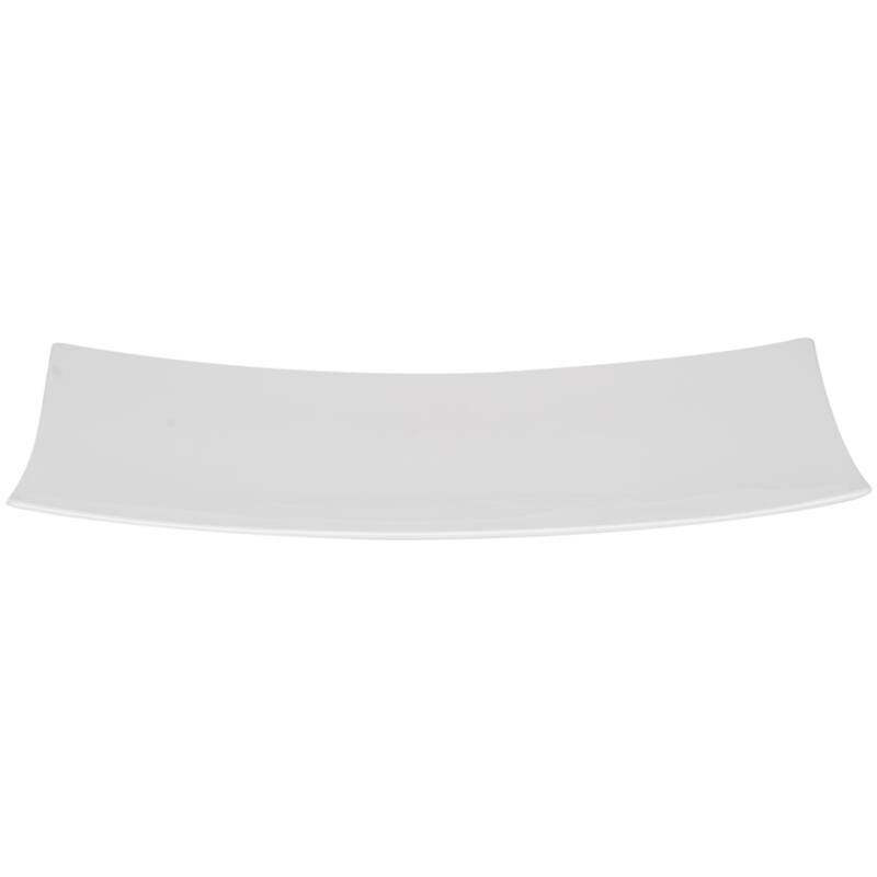 Red Vanilla Extreme White Rectangular Platter 12.75" x 9"