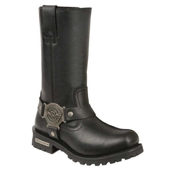 Women's Black 11-inch Classic Harness Square-toe Boot Size 11 (As Is ...