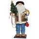 24" Home On The Range Santa Figurine