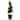 5.5' Cypress Spiral Artificial Tree in Black Wash Planter UV Resistant (Indoor/Outdoor)