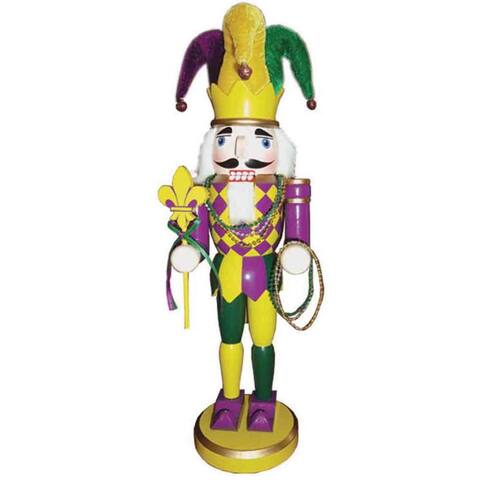 15" Mardi Gras Nutcracker
