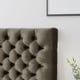 preview thumbnail 3 of 10, Jezebel Adjustable Velvet Headboard by Christopher Knight Home