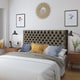 preview thumbnail 1 of 10, Jezebel Adjustable Velvet Headboard by Christopher Knight Home Grey