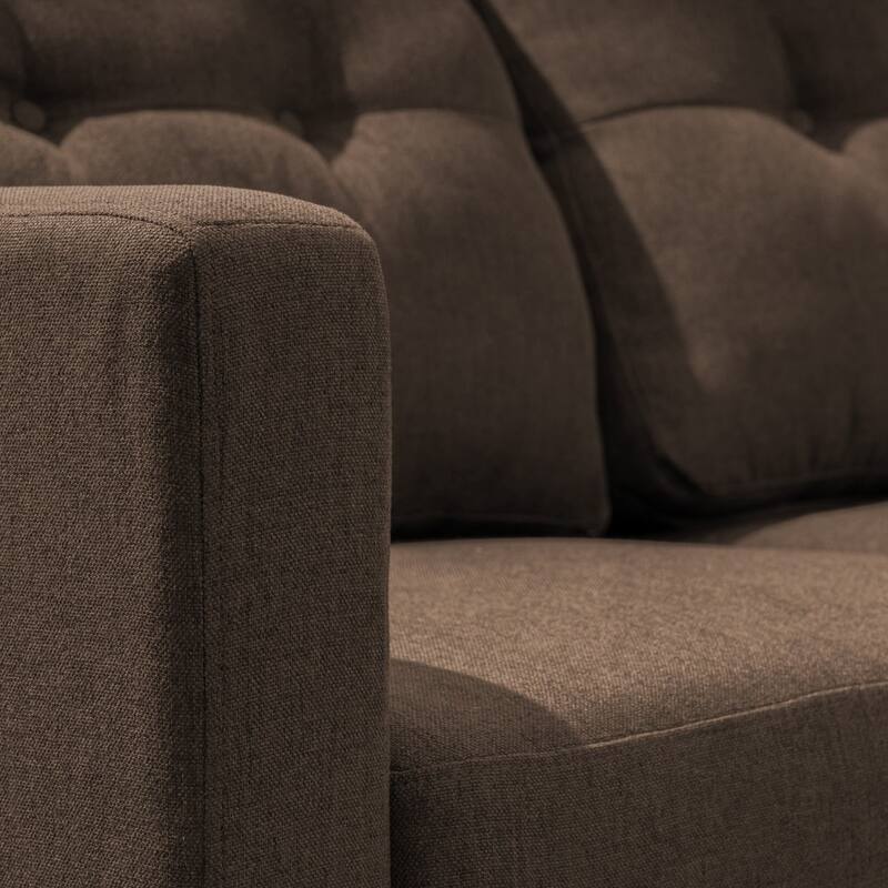 Emmie Mid-century Modern 7-pc. Sectional Sofa Set by Christopher Knight Home