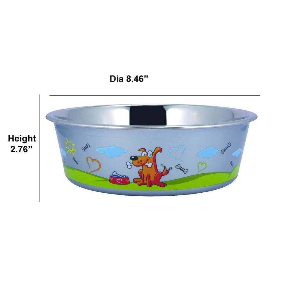 rubber dog bowl