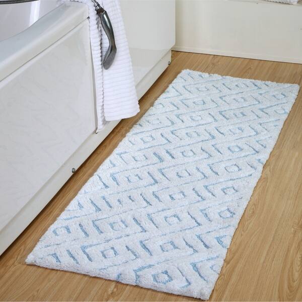 Shop 100 Percent Cotton Modern Extra Long Bath Rug 22 X 66 Free