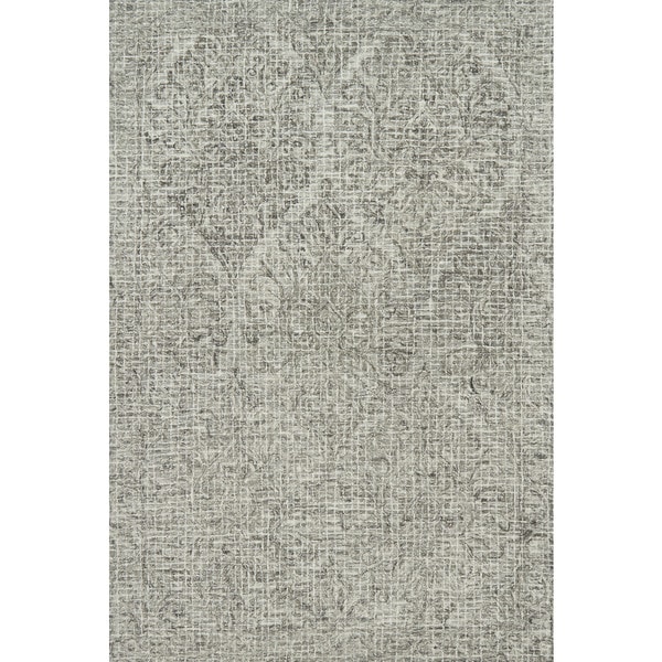 Alexander Home Hand Hooked Damask Mosaic Grey Wool Area Rug 7 9 X Alexander Home Hand Hooked Damask Mosaic Grey Wool Area Rug 7 X27