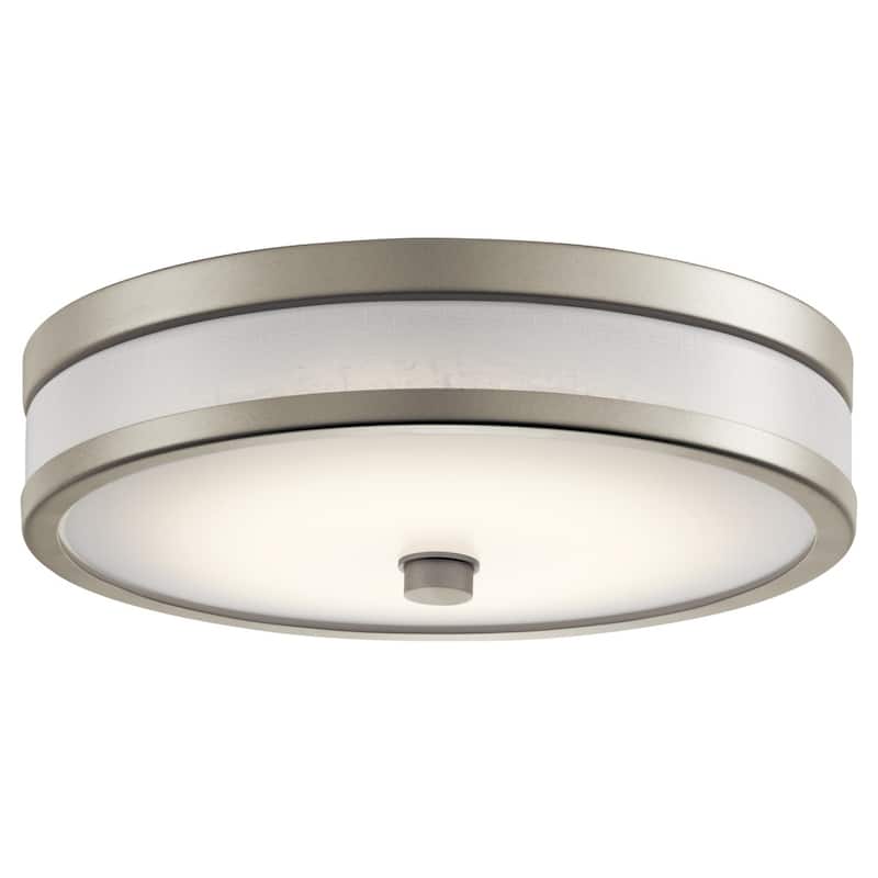 Kichler Lighting Pira Collection Brushed Nickel LED Flush Mount - Brushed nickel