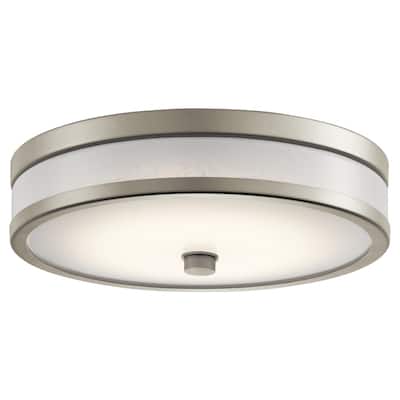 Kichler Lighting Pira Collection Brushed Nickel LED Flush Mount - Brushed nickel