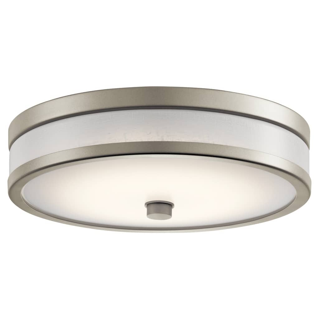 Kichler Lighting Pira Collection Brushed Nickel LED Flush Mount - Brushed nickel