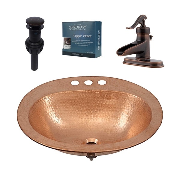 Sinkology Kelvin All-in-One Sink and Ashfield Faucet Kit