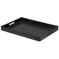 Sweet Home Collection Black Crocodile Serving Tray (18"x13")